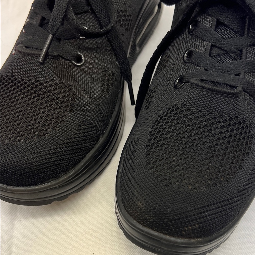 Black Arc Support work Shoes